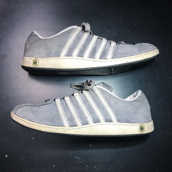 KSwiss Suede Locarno Charcoal/Birch Men's 9 - Picture 1 of 5